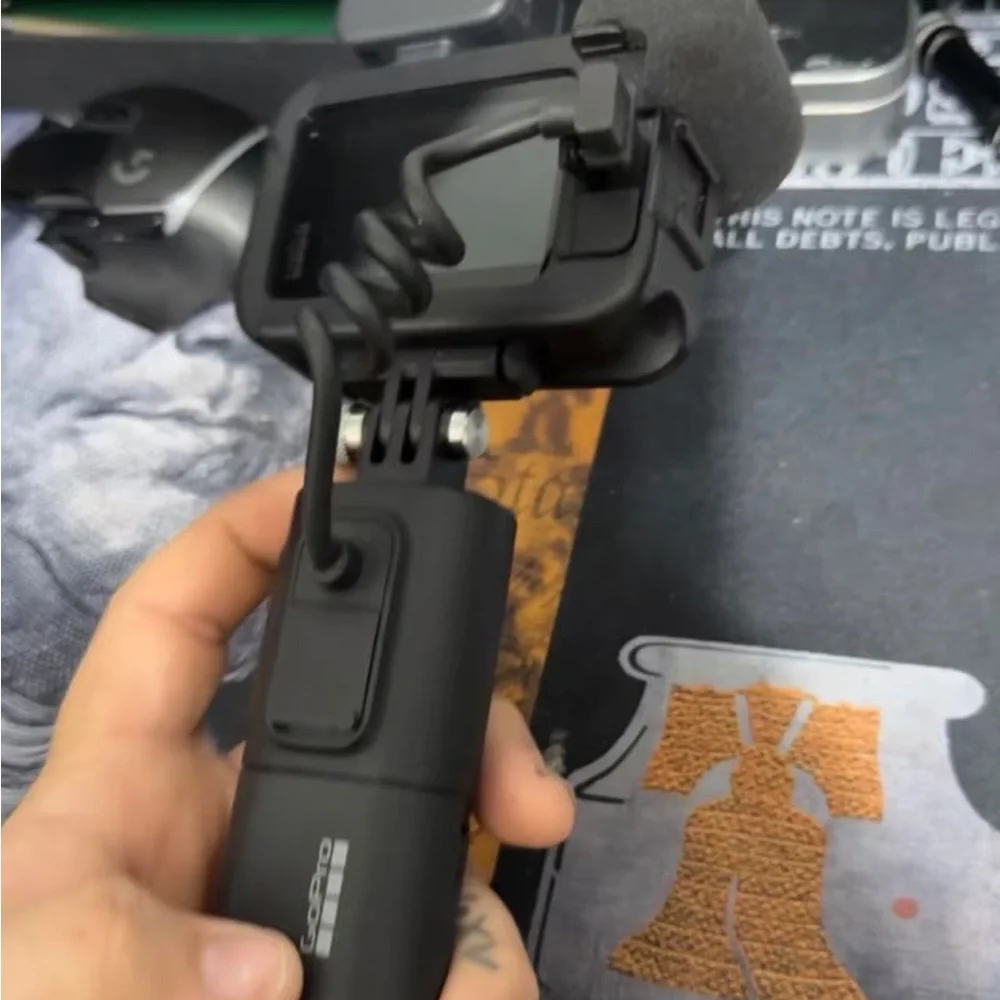 GoPro Camera with Black Grip